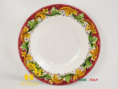 FINE SERIE - Set Servizio 3 Piatti in Ceramica di Caltagirone - Vari Decori
