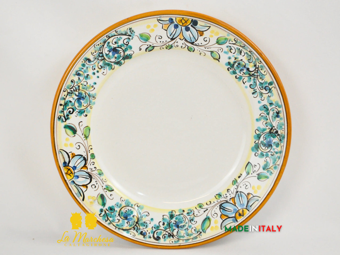 FINE SERIE - Set Servizio 3 Piatti in Ceramica di Caltagirone - Vari Decori