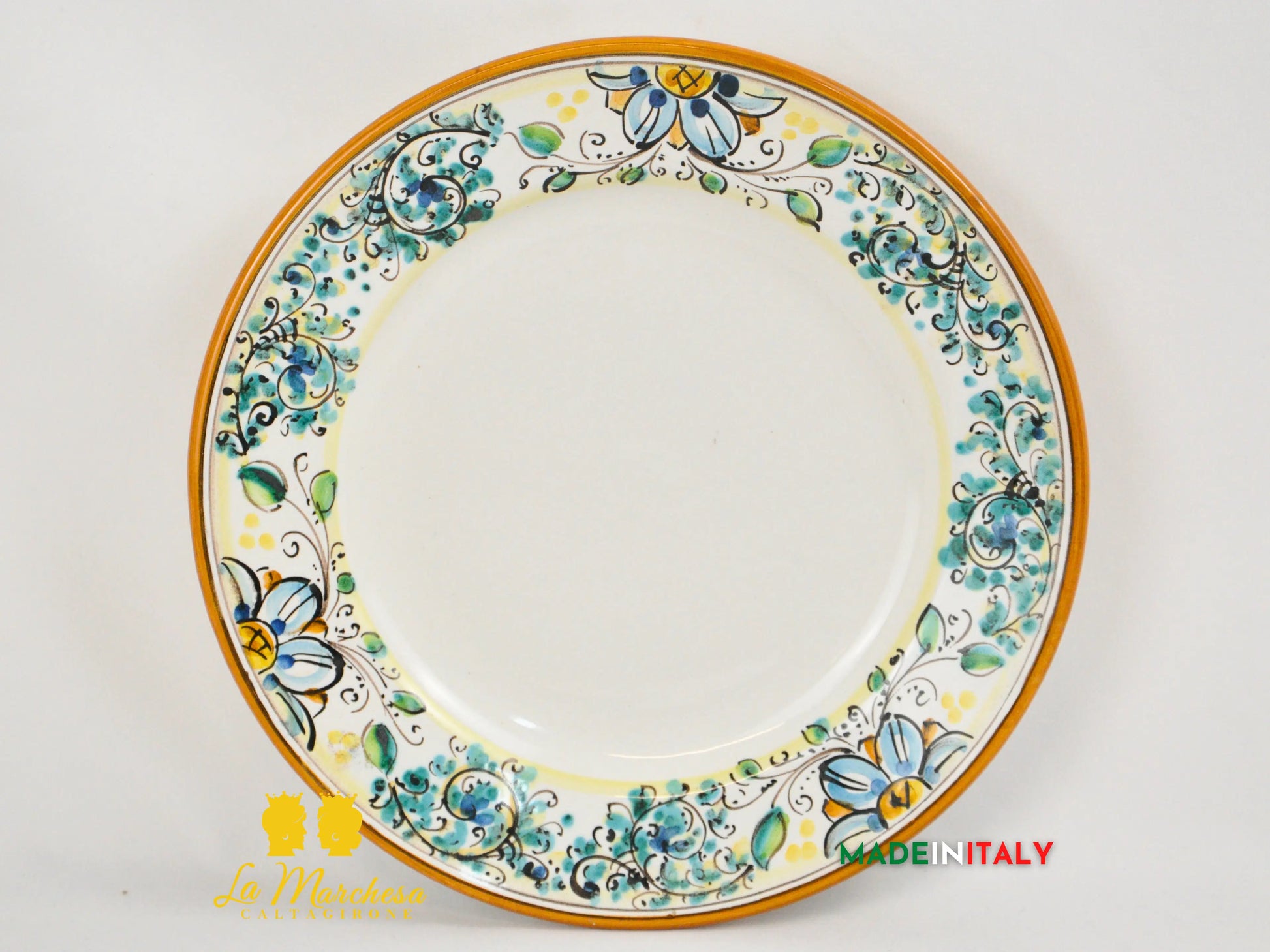 FINE SERIE - Set Servizio 3 Piatti in Ceramica di Caltagirone - Vari Decori