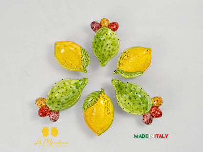 OUTLET - Portavaso in Ceramica di Caltagirone 27cm - Vari Decori