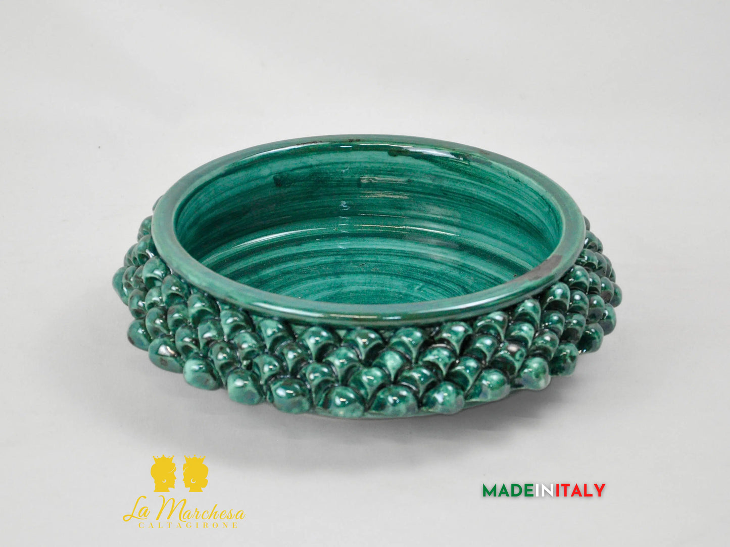 OUTLET - Ciotola Svuota Tasche in Ceramica di Caltagirone Pigna