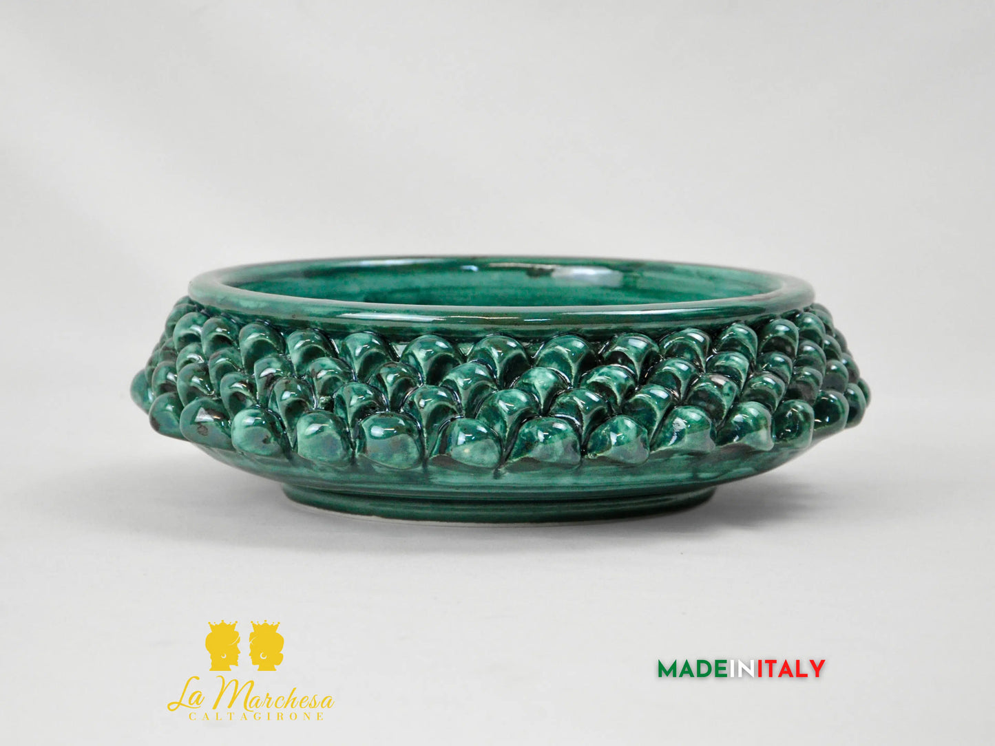 OUTLET - Ciotola Svuota Tasche in Ceramica di Caltagirone Pigna