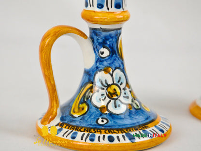 Porta Candela in Ceramica di Caltagirone - Vari Modelli