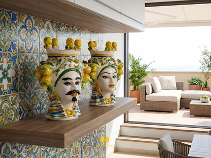 Teste di Moro in Ceramica di Caltagirone Applicazioni - Vari Modelli