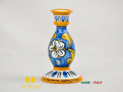 Porta Candela in Ceramica di Caltagirone - Vari Modelli