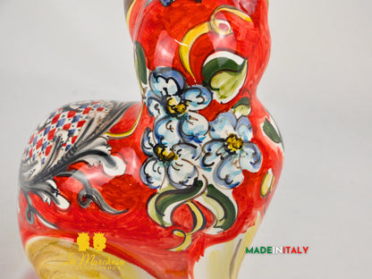 OUTLET - Gatto Seduto in Ceramica di Caltagirone 32cm