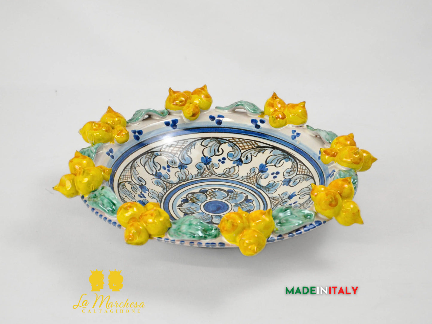 Centrotavola in Ceramica di Caltagirone Frutta a Rilievo - Vari Modelli