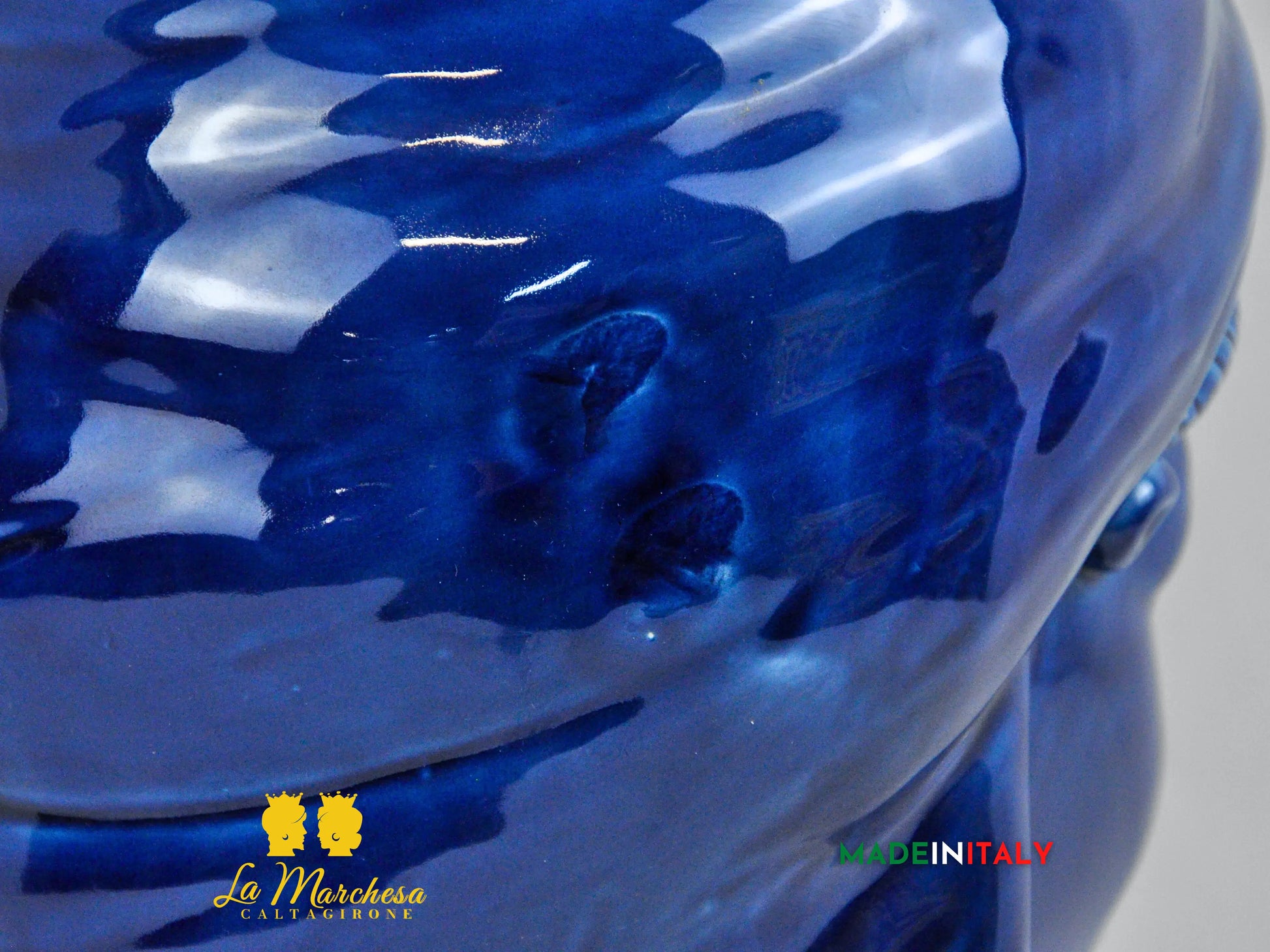 OUTLET - Testa di Moro Donna in Ceramica di Caltagirone 36cm