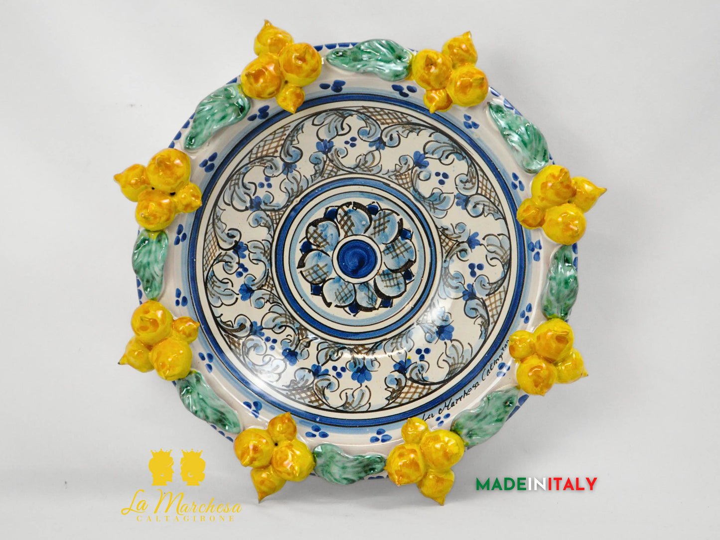 Centrotavola in Ceramica di Caltagirone Frutta a Rilievo - Vari Modelli