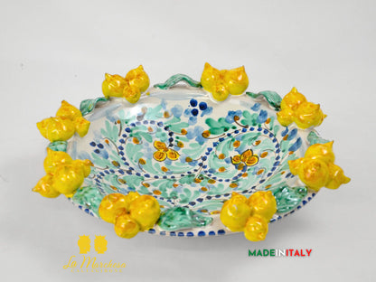 Centrotavola in Ceramica di Caltagirone Frutta a Rilievo - Vari Modelli