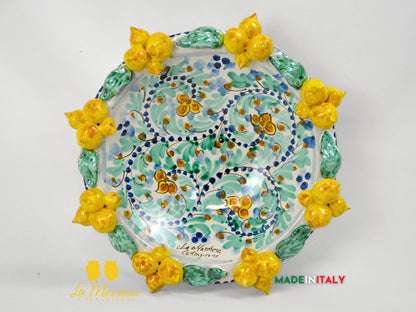 Centrotavola in Ceramica di Caltagirone Frutta a Rilievo - Vari Modelli