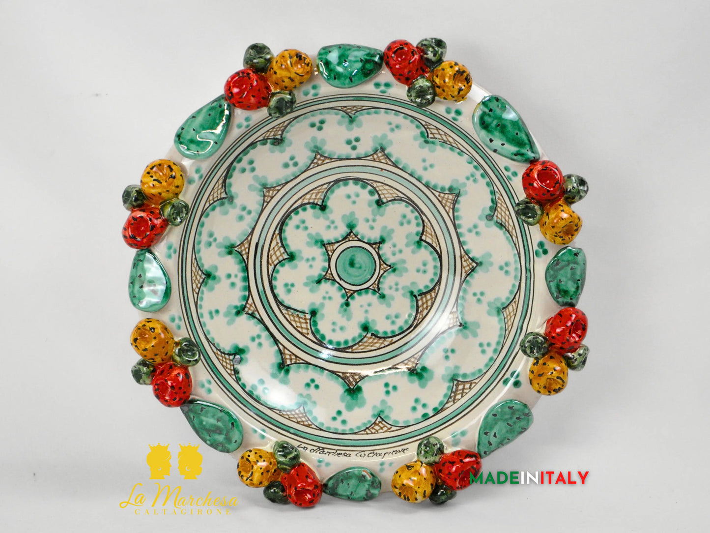 Centrotavola in Ceramica di Caltagirone Frutta a Rilievo - Vari Modelli