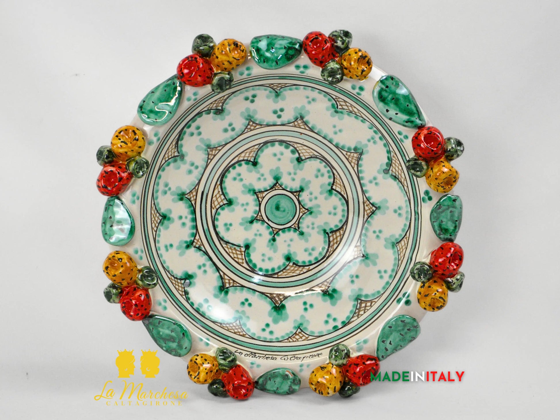 Centrotavola in Ceramica di Caltagirone Frutta a Rilievo - Vari Modelli