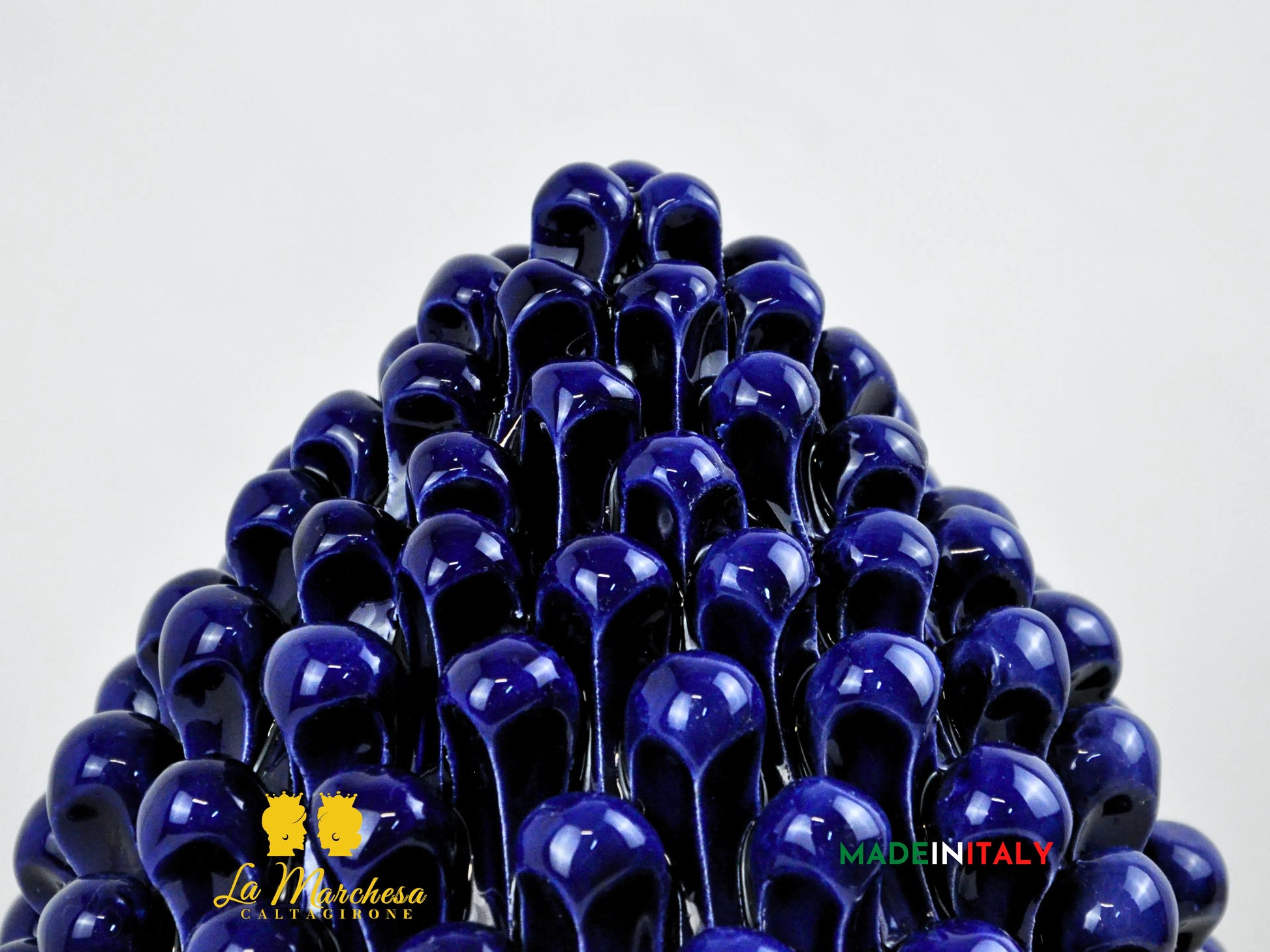 Pigna Artigianale Monocolore in Ceramica di Caltagirone 31cm - Vari Colori