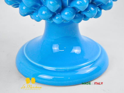 Pigna Artigianale Monocolore in Ceramica di Caltagirone 31cm - Vari Colori