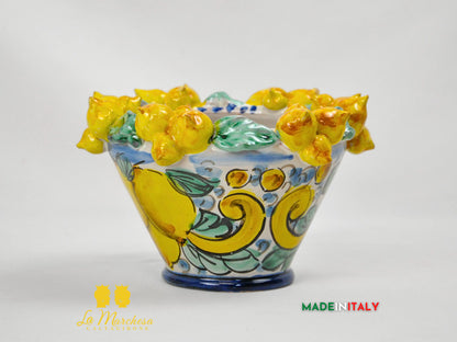 Portavaso in Ceramica di Caltagirone