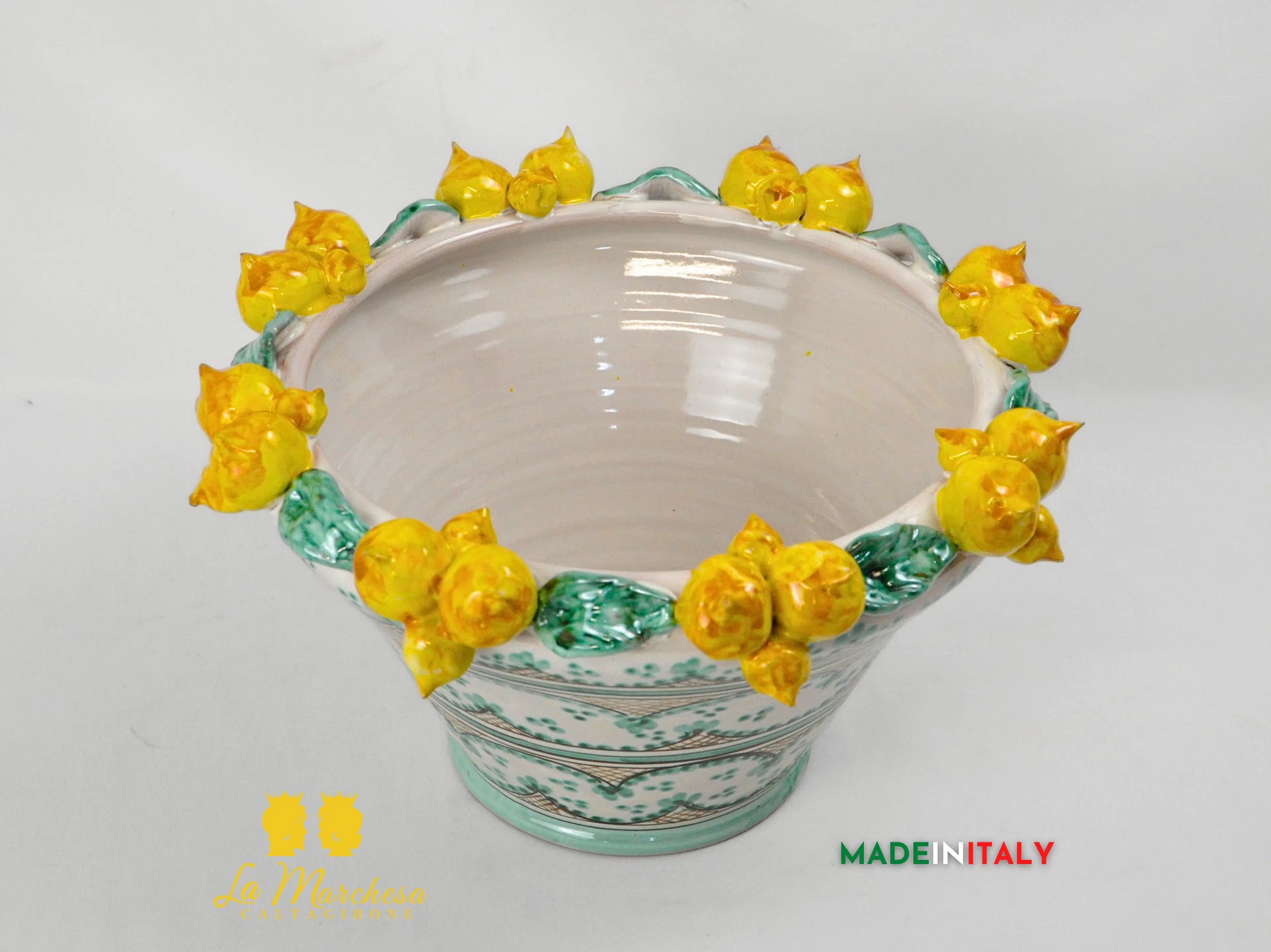 Portavaso in Ceramica di Caltagirone