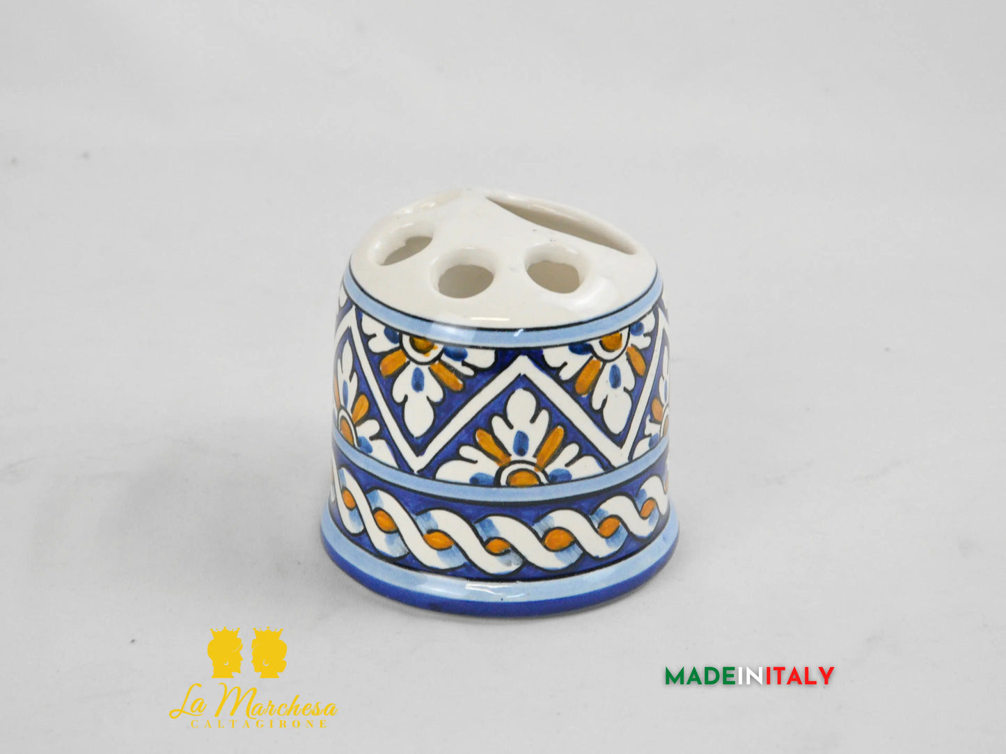 OUTLET - Porta spazzolini in Ceramica di Caltagirone - Vari Modelli