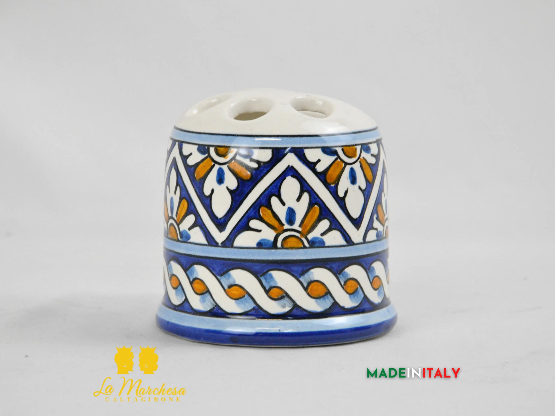 OUTLET - Porta spazzolini in Ceramica di Caltagirone - Vari Modelli