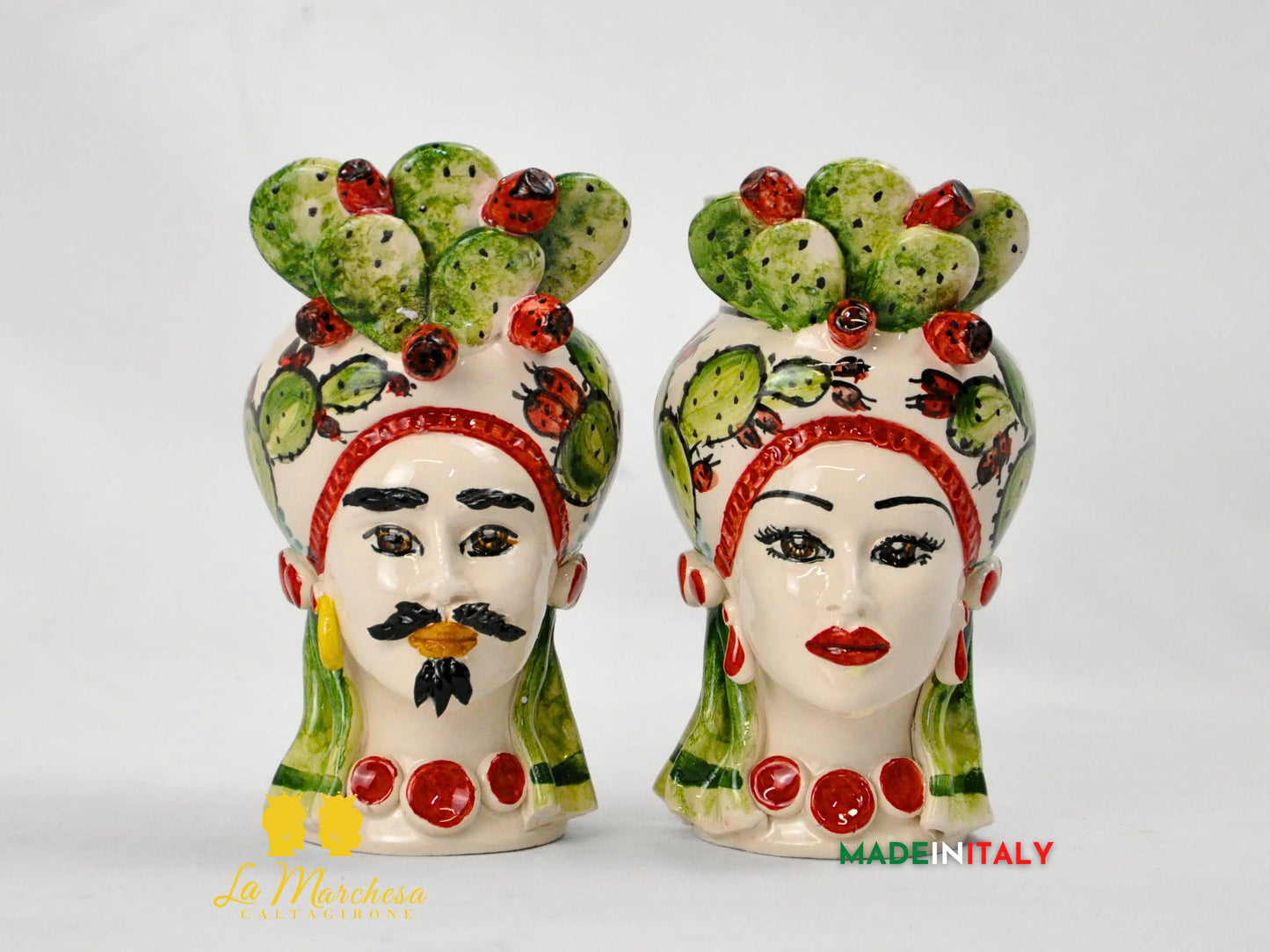 Teste di Moro in Ceramica di Caltagirone Applicazioni - Vari Modelli