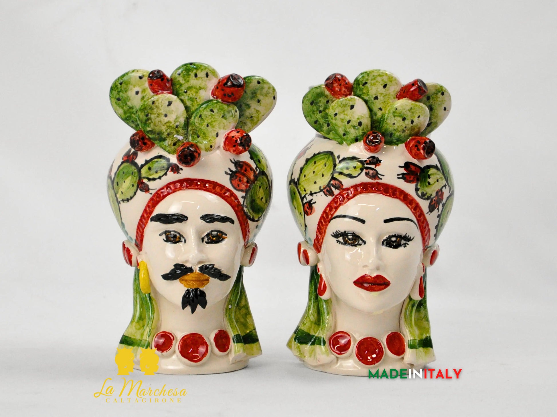 Teste di Moro in Ceramica di Caltagirone Applicazioni - Vari Modelli
