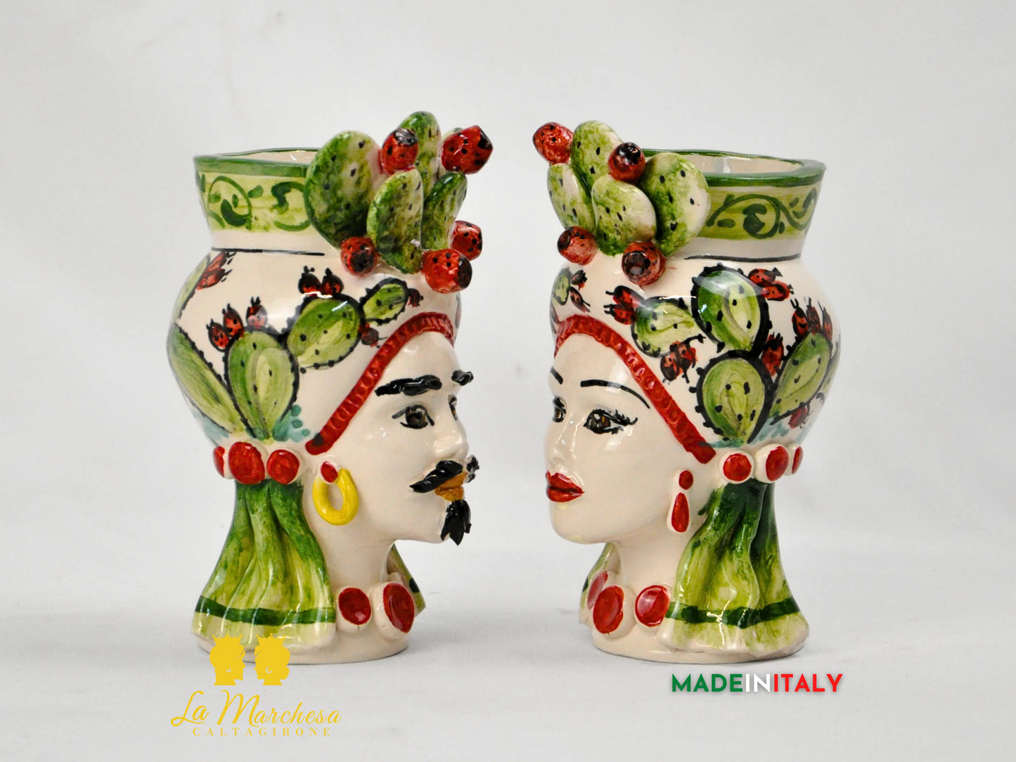 Teste di Moro in Ceramica di Caltagirone Applicazioni - Vari Modelli