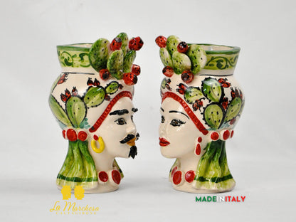 Teste di Moro in Ceramica di Caltagirone Applicazioni - Vari Modelli