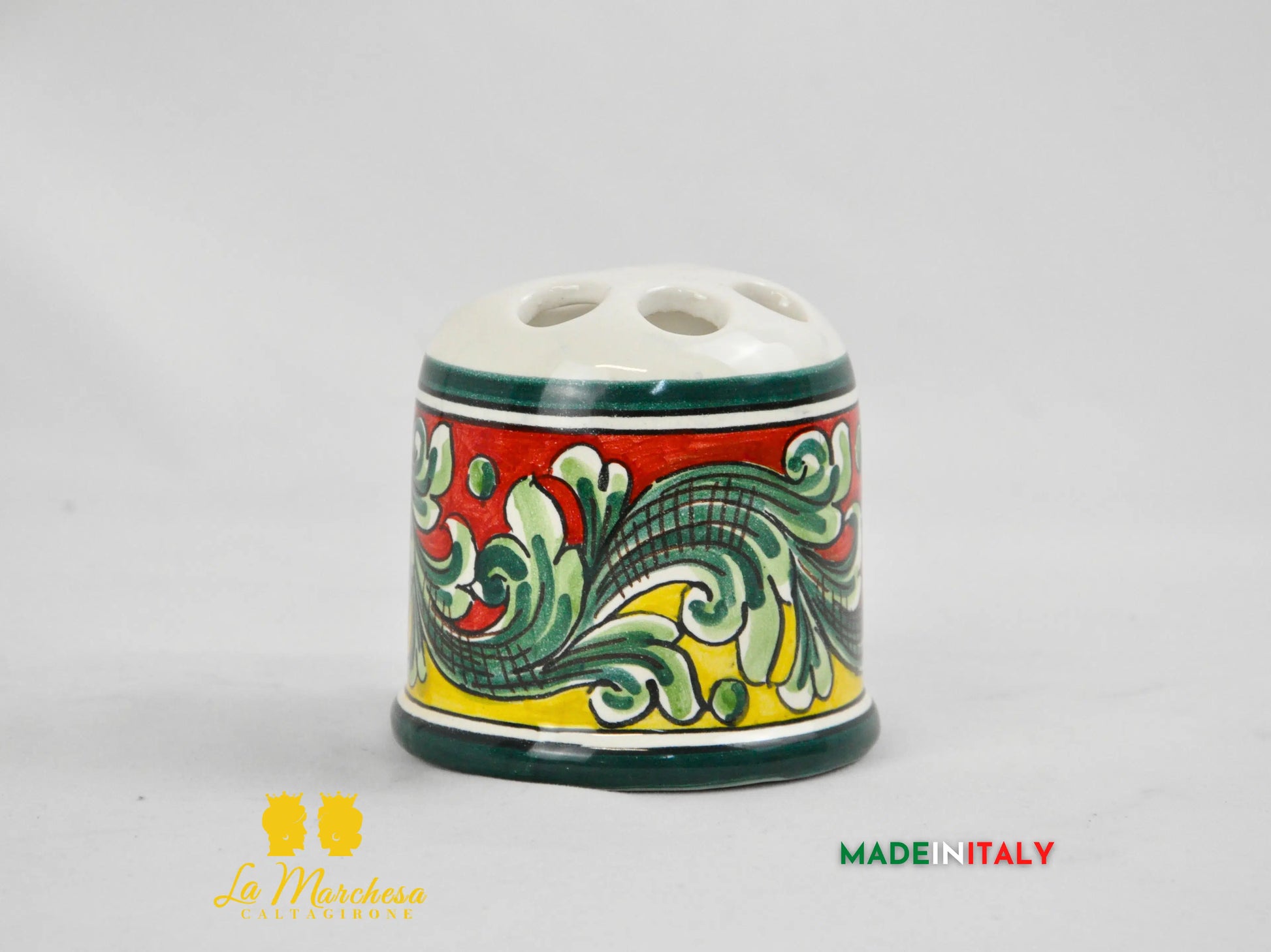 OUTLET - Porta spazzolini in Ceramica di Caltagirone - Vari Modelli