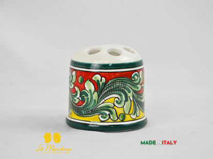 OUTLET - Porta spazzolini in Ceramica di Caltagirone - Vari Modelli