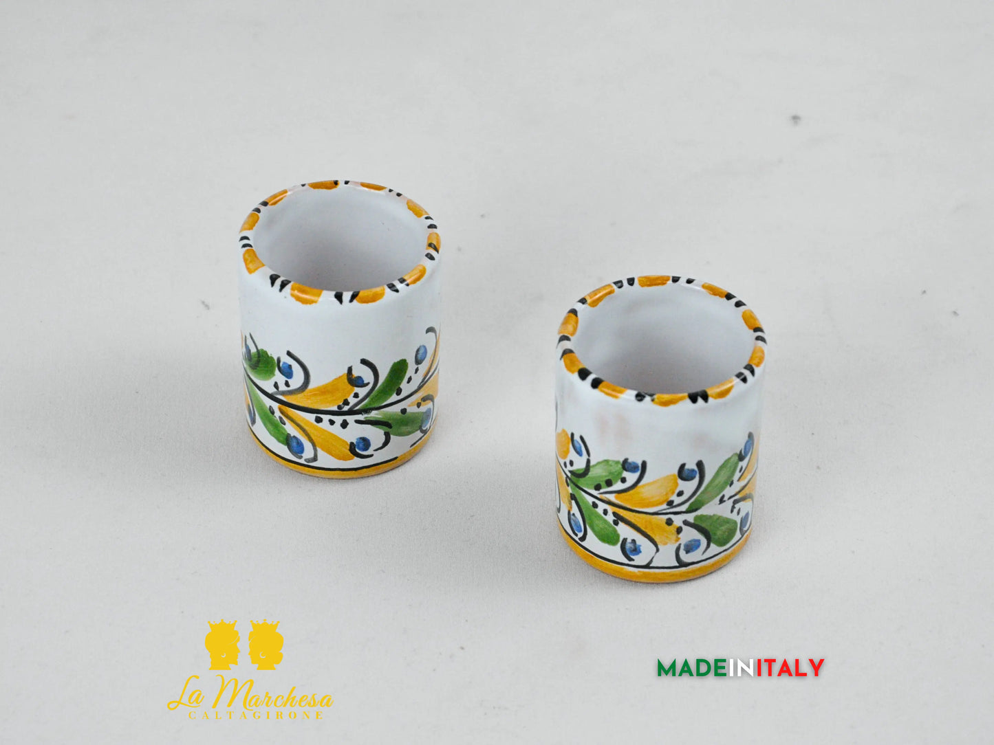 Set Antipastiera 5 Pezzi in Ceramica di Caltagirone 33cm