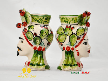 Teste di Moro in Ceramica di Caltagirone Applicazioni - Vari Modelli