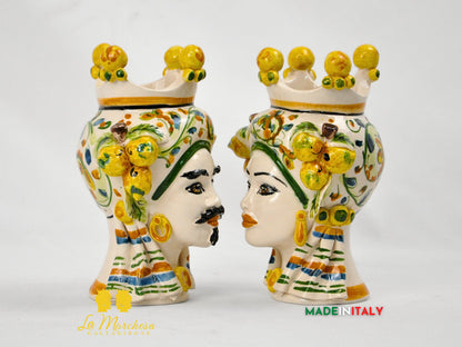 Teste di Moro in Ceramica di Caltagirone Applicazioni - Vari Modelli
