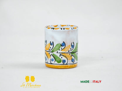 Set Antipastiera 5 Pezzi in Ceramica di Caltagirone 33cm