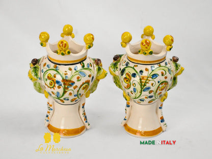 Teste di Moro in Ceramica di Caltagirone Applicazioni - Vari Modelli