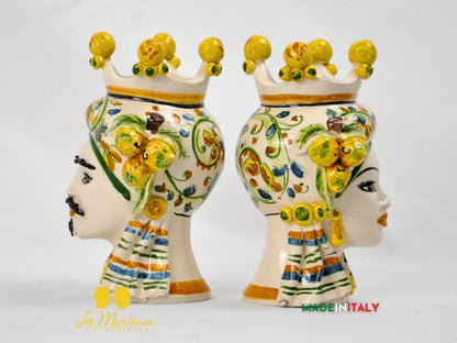 Teste di Moro in Ceramica di Caltagirone Applicazioni - Vari Modelli