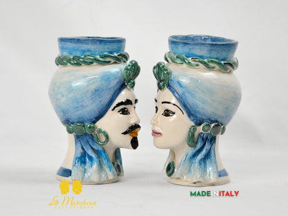 Teste di Moro in Ceramica di Caltagirone