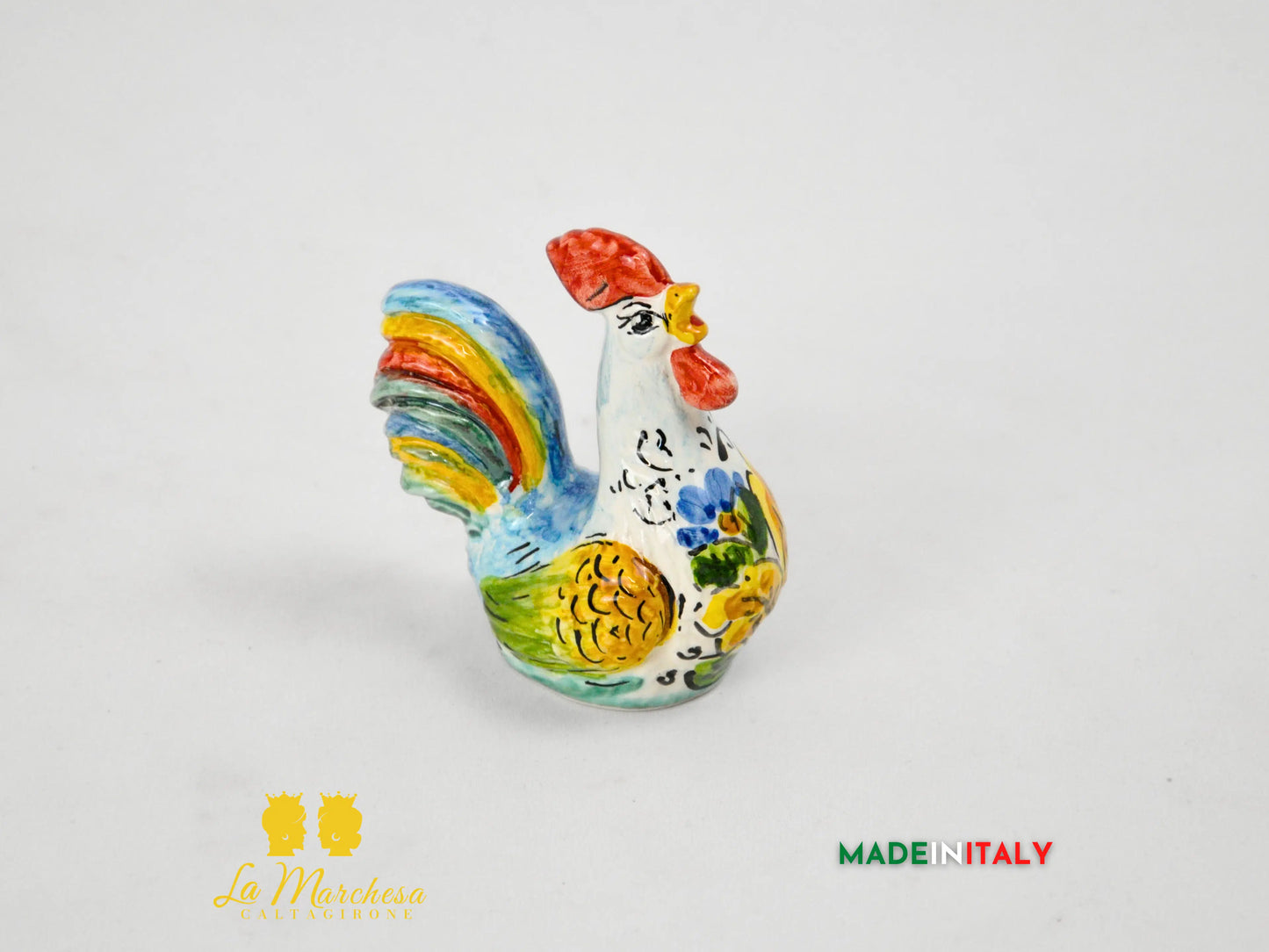 Galletto in Ceramica di Caltagirone