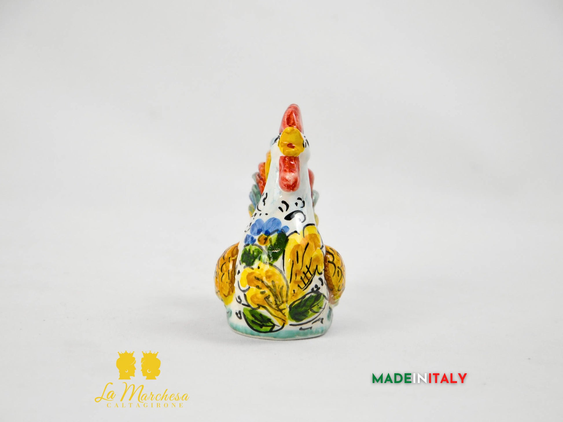 Galletto in Ceramica di Caltagirone