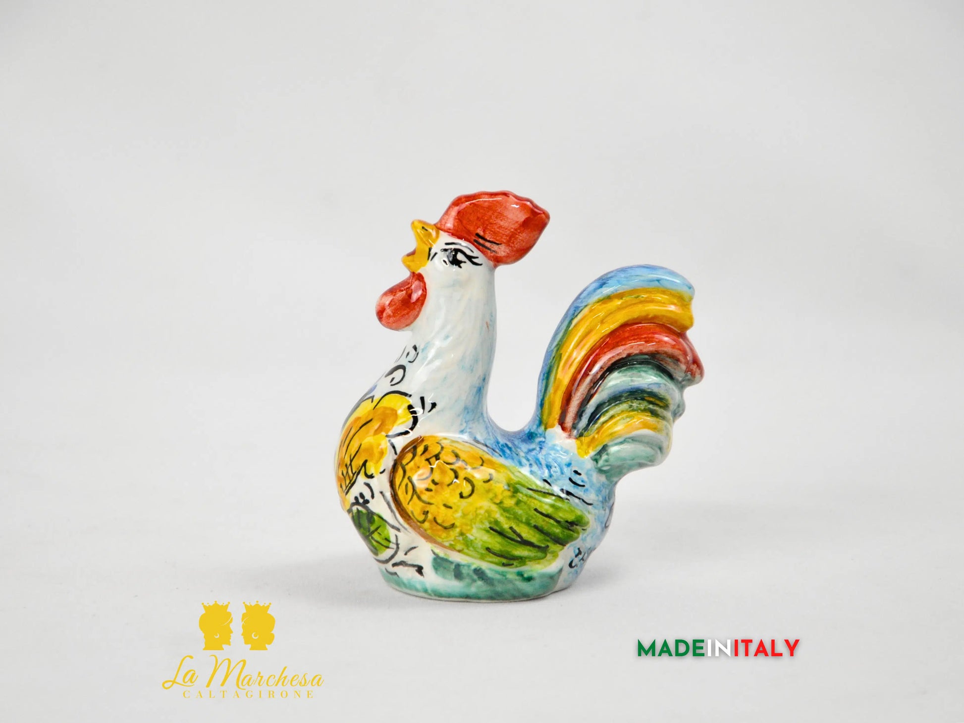 Galletto in Ceramica di Caltagirone