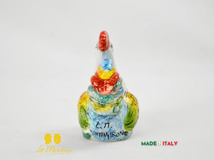 Galletto in Ceramica di Caltagirone