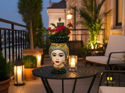 Teste di Moro in Ceramica di Caltagirone Pigna - Vari Modelli