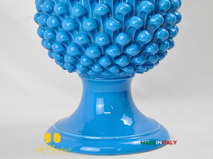 Pigna Siciliana in Ceramica di Caltagirone Artigianale Monocolore 41cm - Vari Colori
