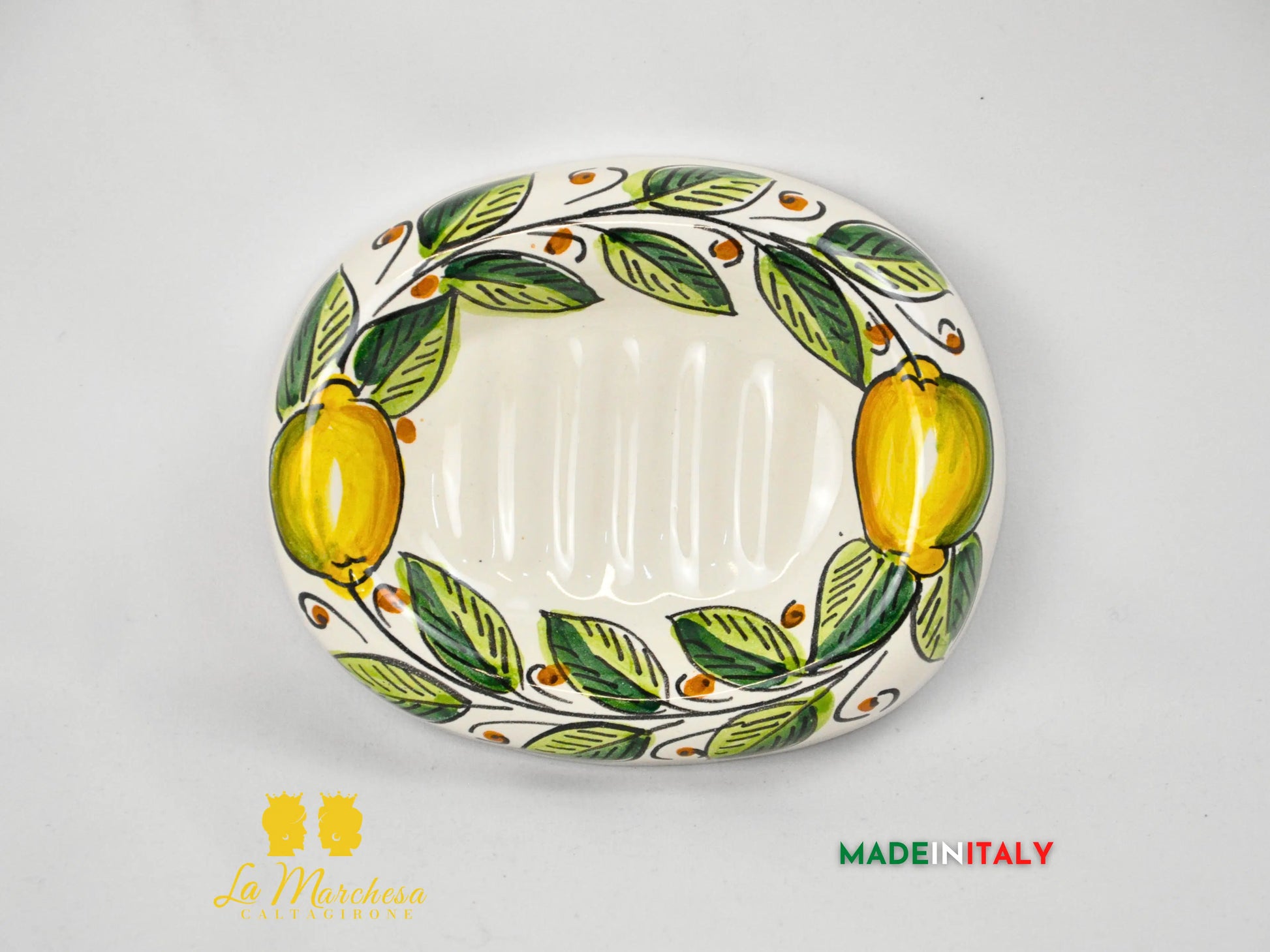 OUTLET - Porta saponetta in Ceramica di Caltagirone