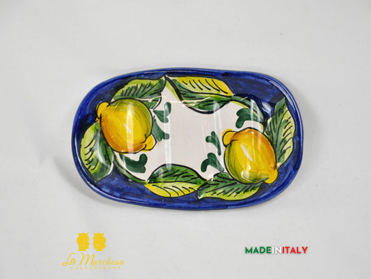 FINE SERIE - Porta saponetta in Ceramica di Caltagirone