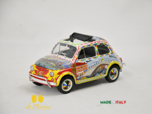 Modellino Bburago FIAT 500 Carretto Siciliano ITALY