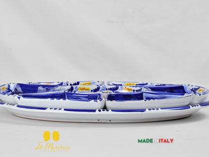 Antipastiera Cena Fredda in Ceramica di Caltagirone - Vari Modelli