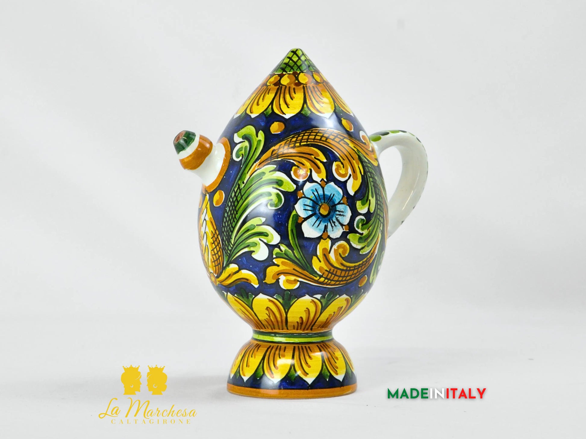 Brocca Tipica "Bummulu Malandrino" in Ceramica di Caltagirone - 250ml