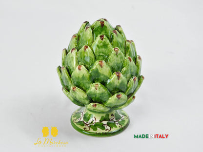 Carciofo Decorato in Ceramica di Caltagirone - Varie Misure