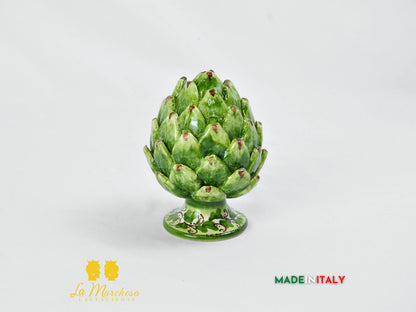Carciofo Decorato in Ceramica di Caltagirone - Varie Misure