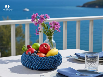 Centrotavola Ciotola Pigna in Ceramica di Caltagirone